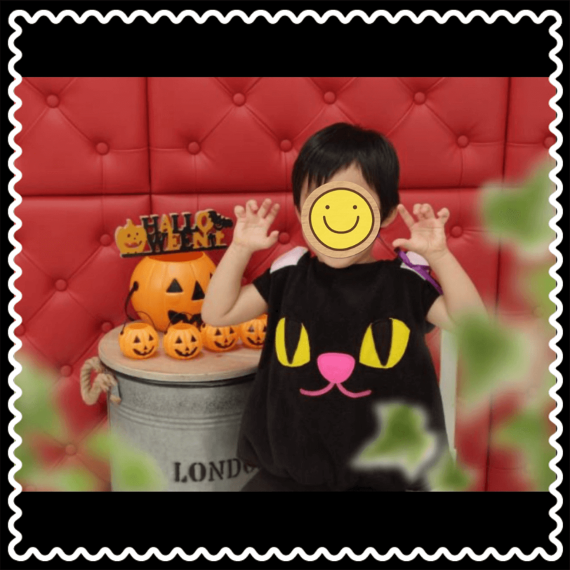 スタジオアリスで撮影したハロウィンの写真