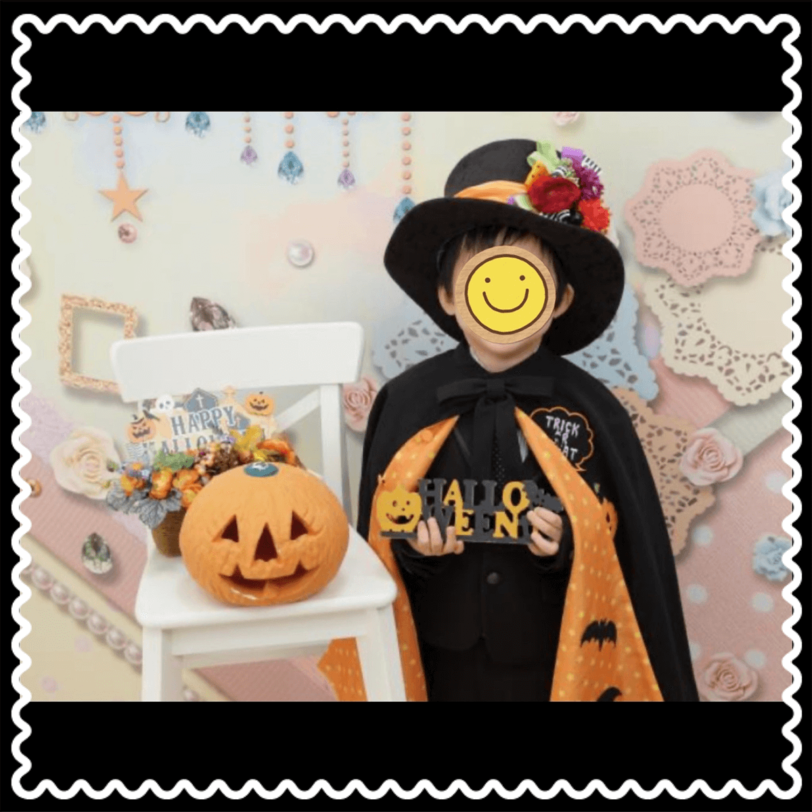 スタジオアリスで撮影したハロウィンの写真