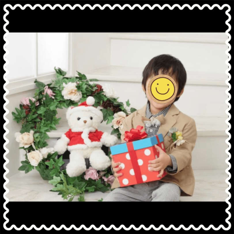 スタジオアリスで撮影したクリスマスの写真